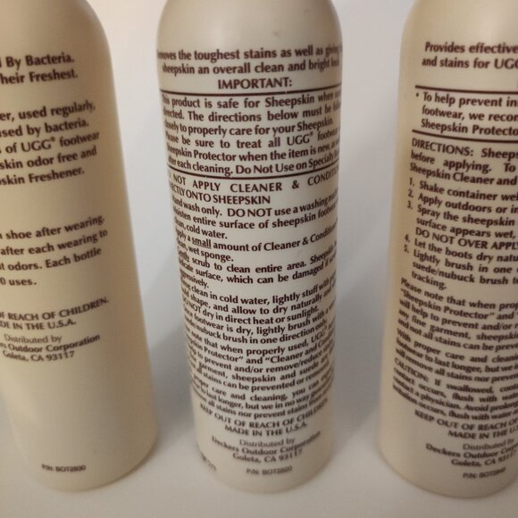 UGG sheepskin care kit freshener/ cleaner and conditioner / protector shoes care - Picture 7 of 8